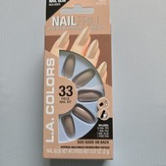 L.A. Colors Nail Frill High Gloss Artificial Nail Tip Kit 33 PC Lot of 3 - Picture 7 of 9